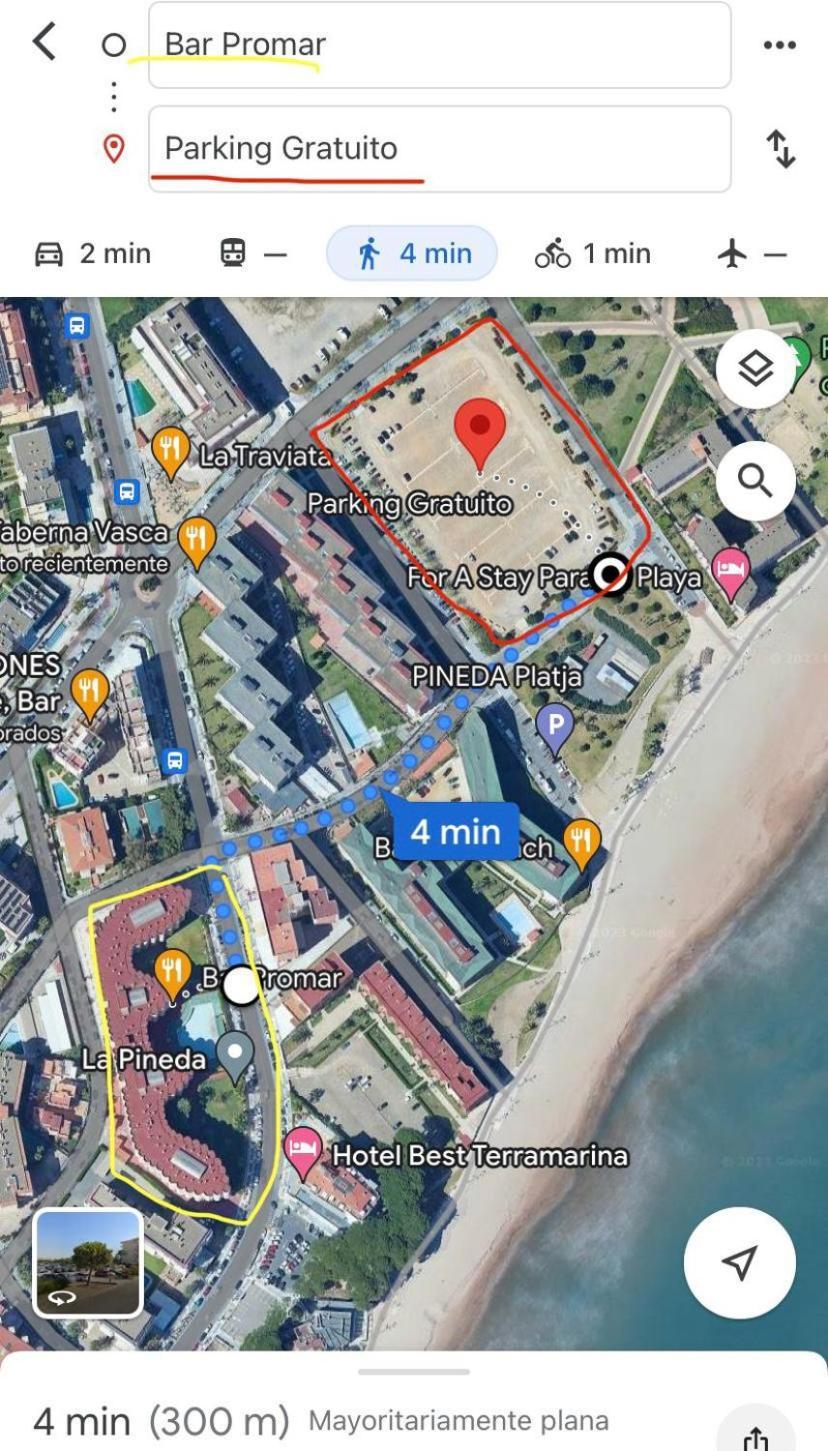 Estudio Con Vistas Al Mar Apartment Ла Пинеда Екстериор снимка